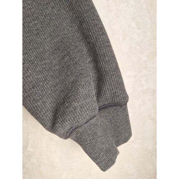 Berkley Jensen Sweatshirt Mens XL Blue Sherpa Lined Thermal Henley Pullover NWT - Picture 9 of 10